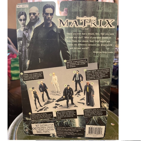1999 The Matrix Movie 🎥 SWITCH Action Figure 🎥 N2Toys The Matrix The Film RARE - Picture 3 of 10